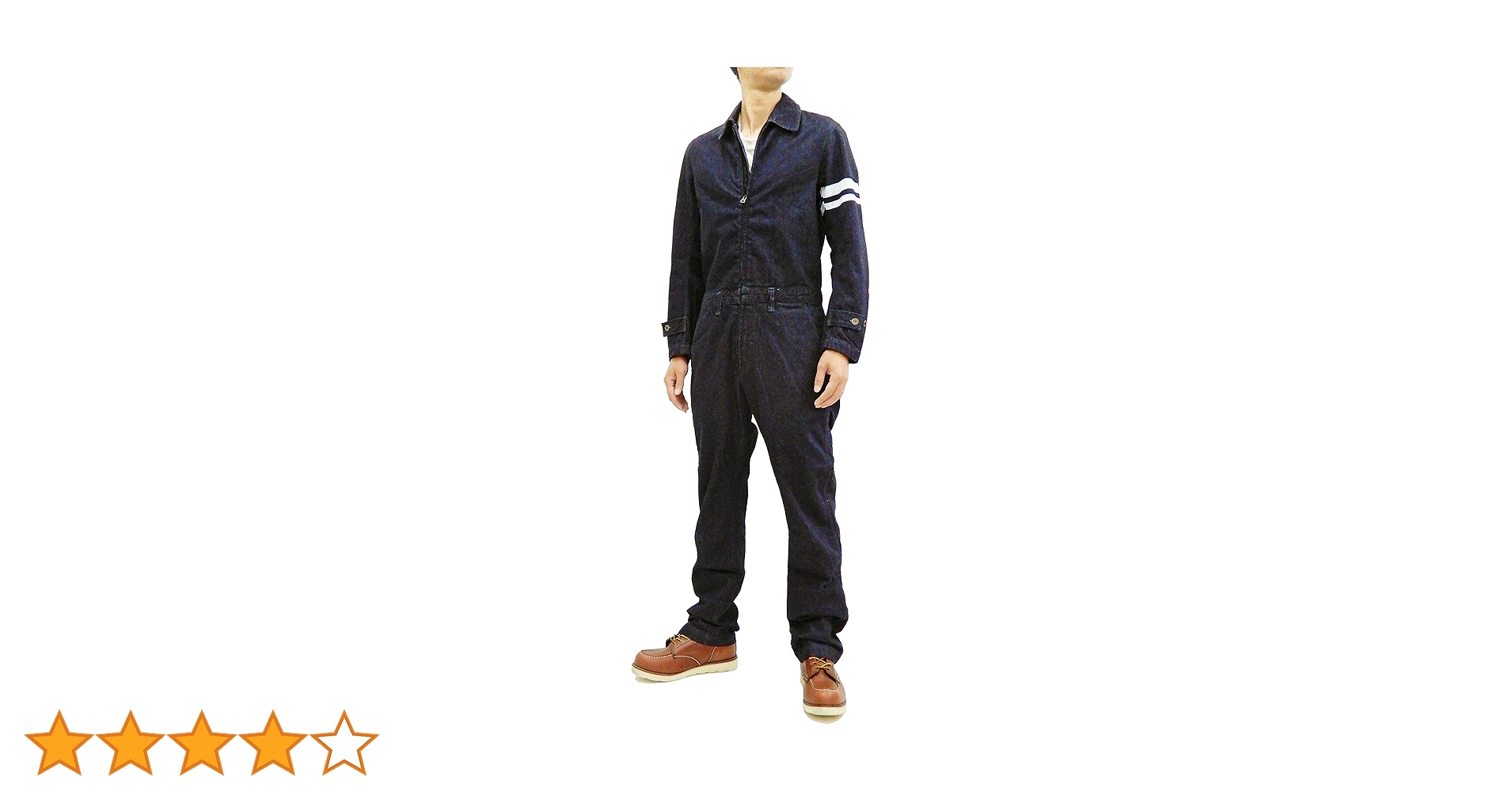 値下げ　桃太郎ジーンズ　つなぎ　ジャンプスーツ　44 桃太郎ジーンズ デニム ジャンプスーツ momotaro Jeans